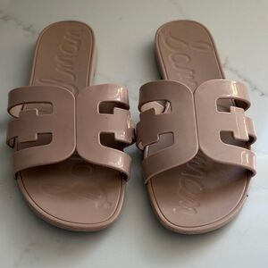 Sam Edelman Nude Slip-On Sandals